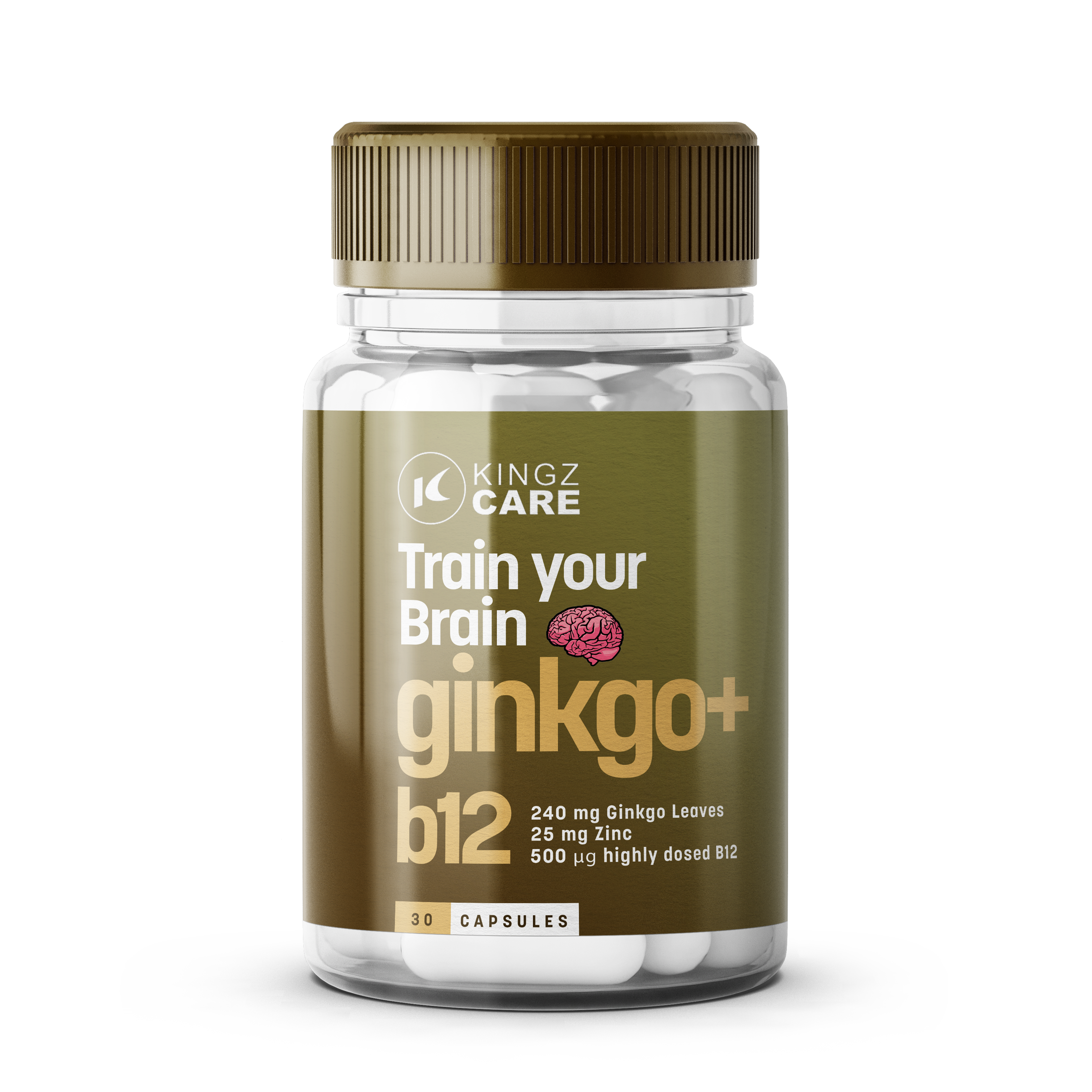 Train your Brain with Steve - Ginkgo B12 Capsules