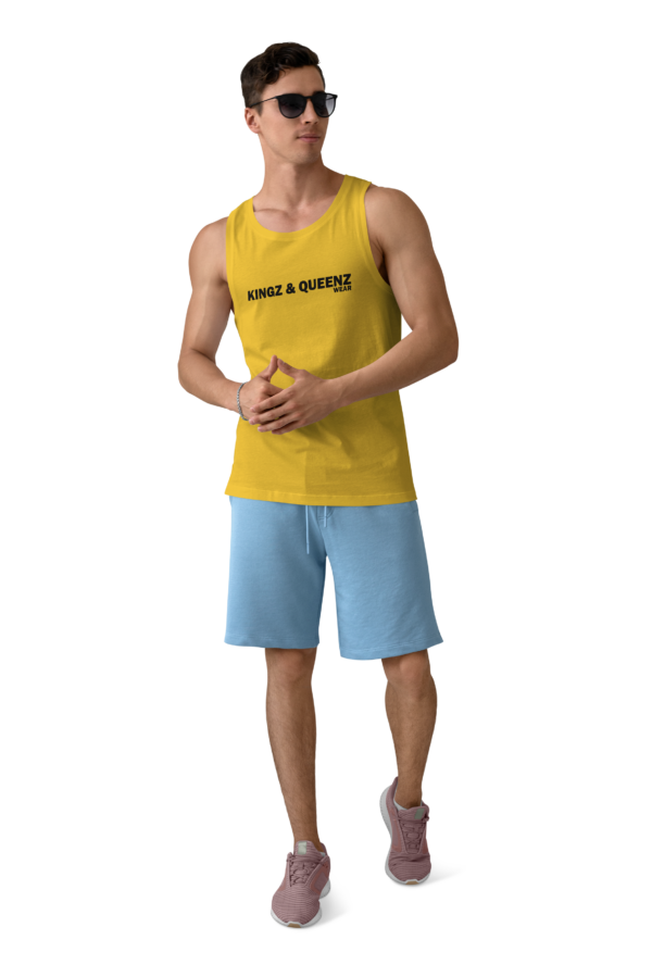 kingz_and_queenz_wear_tanktop_man_yellow