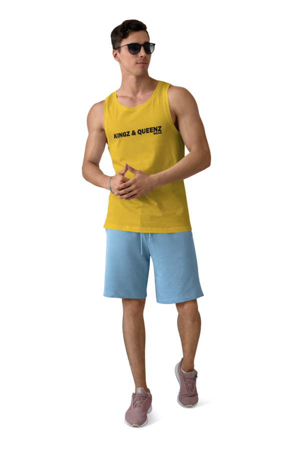 kingz_and_queenz_wear_tanktop_man_yellow